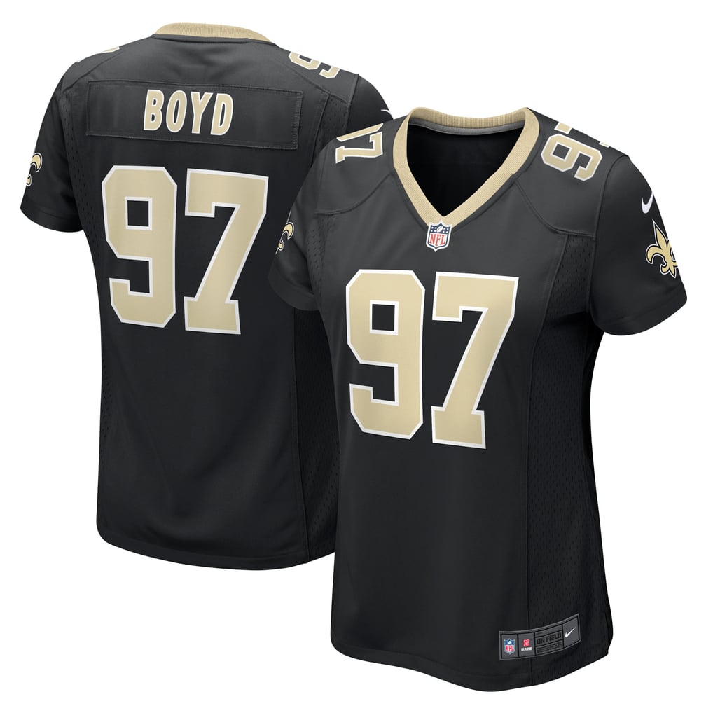 Women's New Orleans Saints Khristian Boyd Black Game Jersey