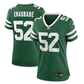 Women's New York Jets Kingsley Enagbare Legacy Green Team Game Jersey