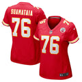 Women's Kansas City Chiefs Kingsley Suamataia Red Game Jersey