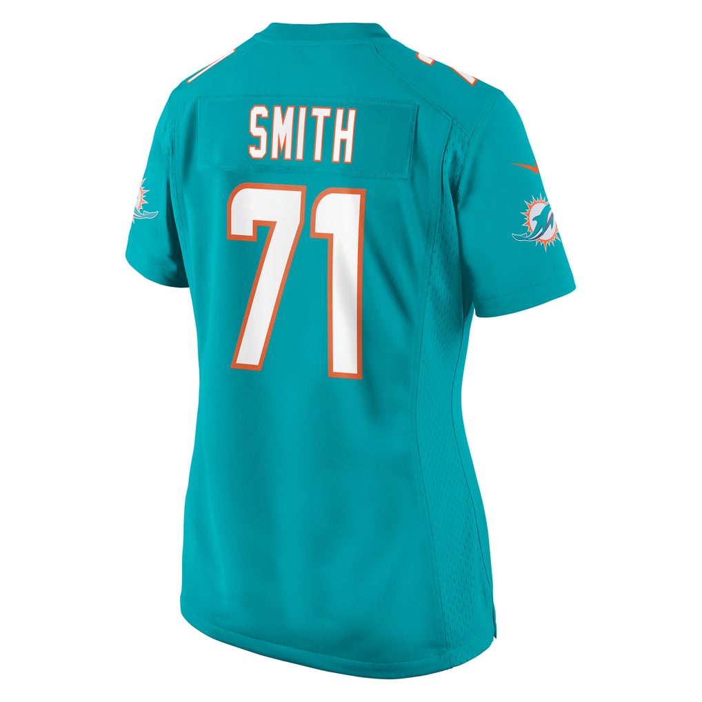 Women's Miami Dolphins Kion Smith Aqua Game Jersey