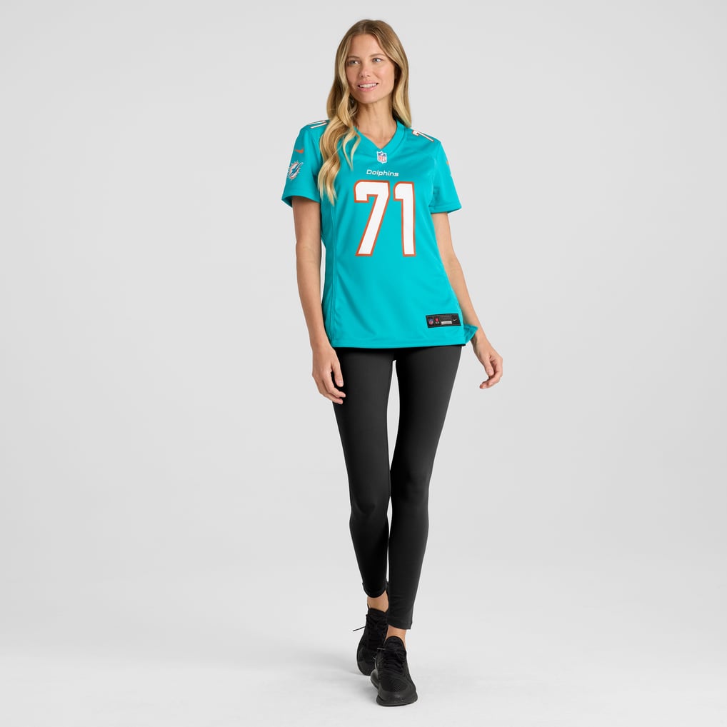 Women's Miami Dolphins Kion Smith Aqua Game Jersey