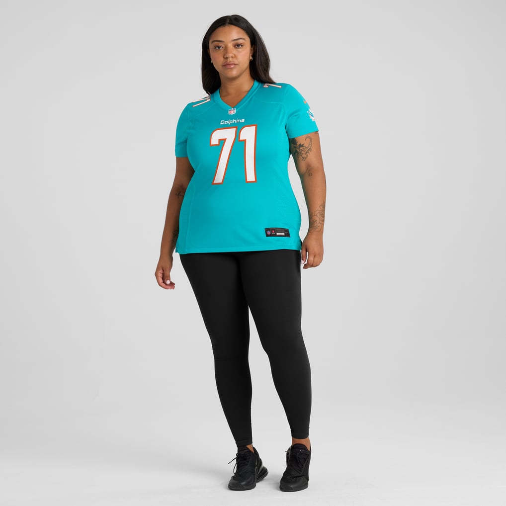 Women's Miami Dolphins Kion Smith Aqua Game Jersey