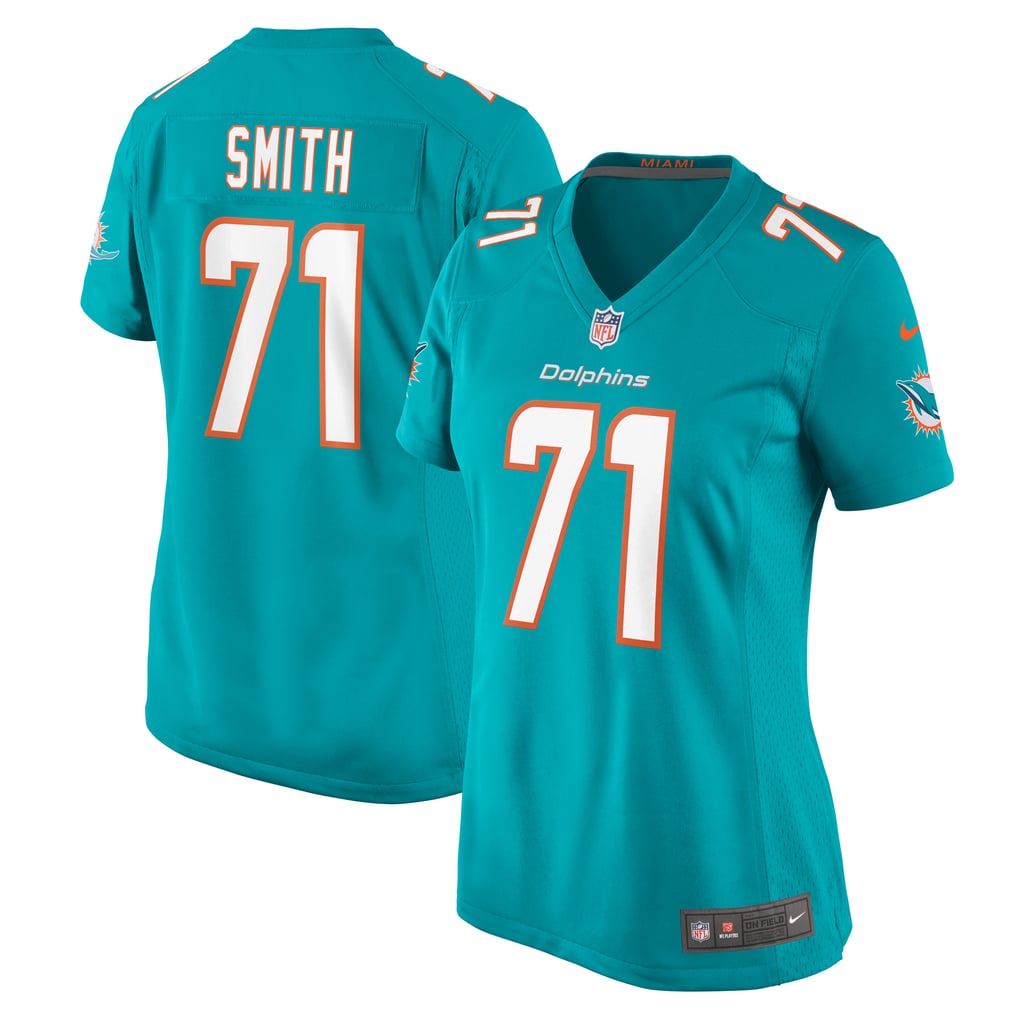 Women's Miami Dolphins Kion Smith Aqua Game Jersey