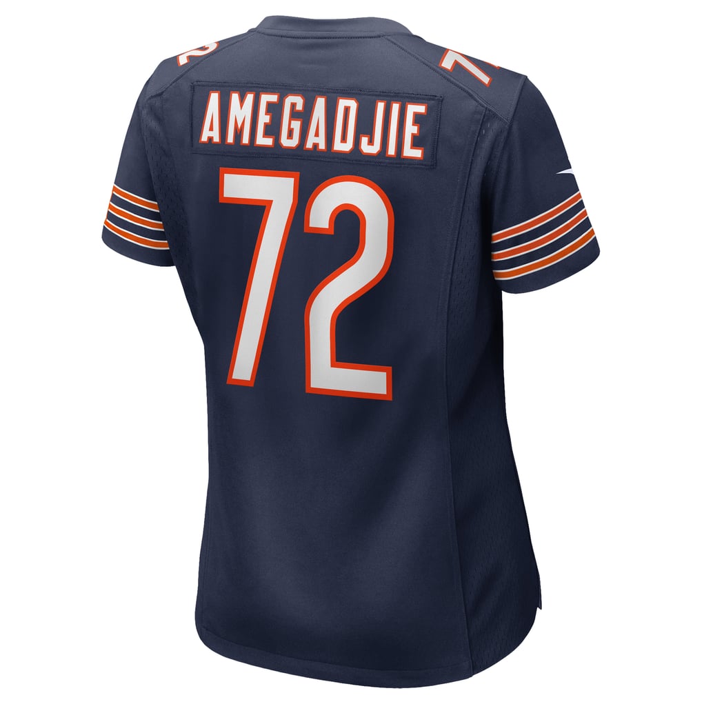 Women's Chicago Bears Kiran Amegadjie Navy Game Jersey