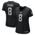 Women's Las Vegas Raiders Kirk Cousins Black Team Game Jersey