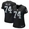 Women's Las Vegas Raiders Kolton Miller Black Game Jersey