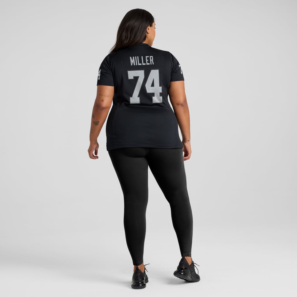 Women's Las Vegas Raiders Kolton Miller Black Game Jersey