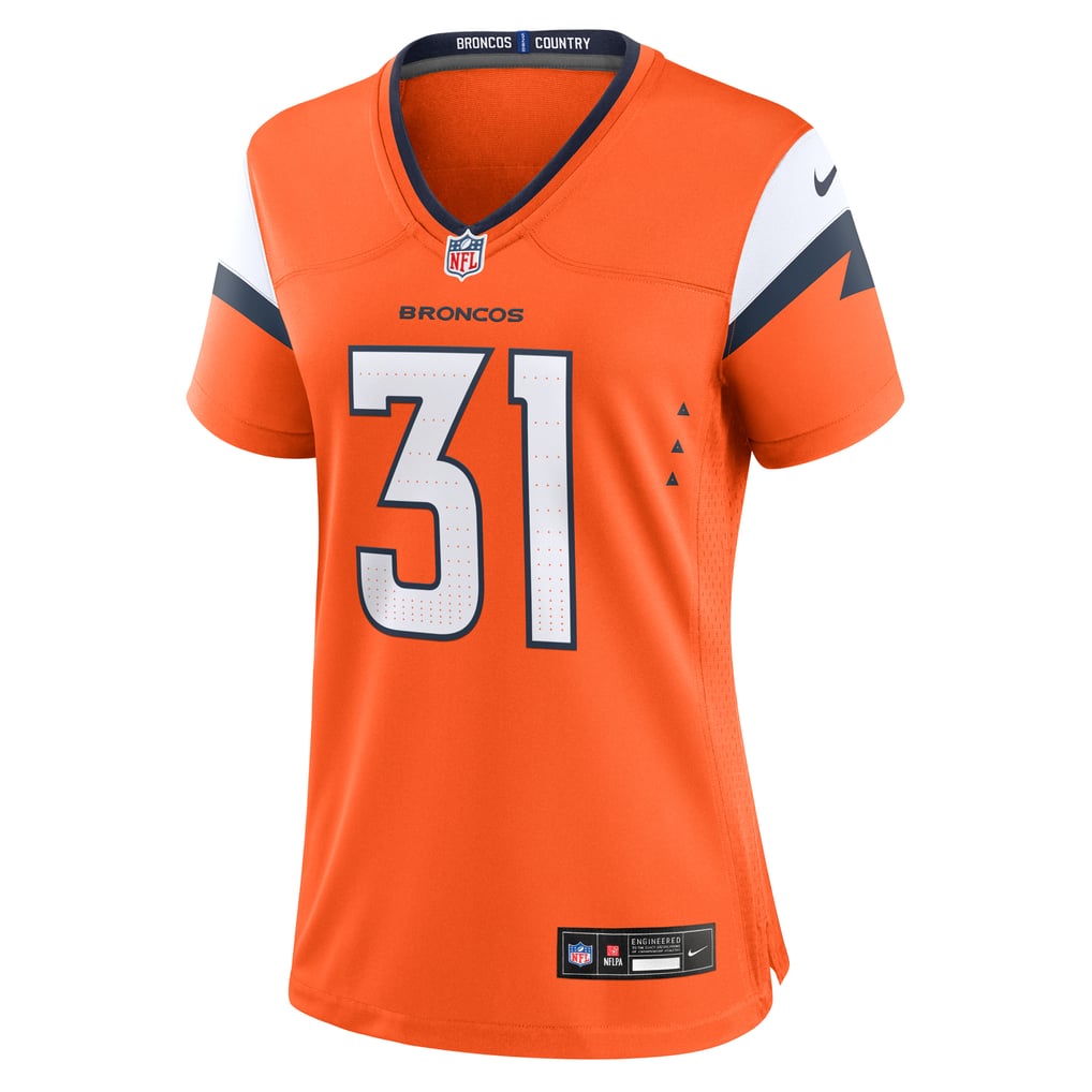 Women's Denver Broncos Kris Abrams-Draine Orange Team Game Jersey