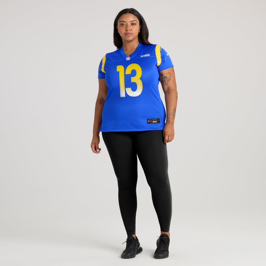 Women's Los Angeles Rams Kurt Warner Royal Game Retired Player Jersey
