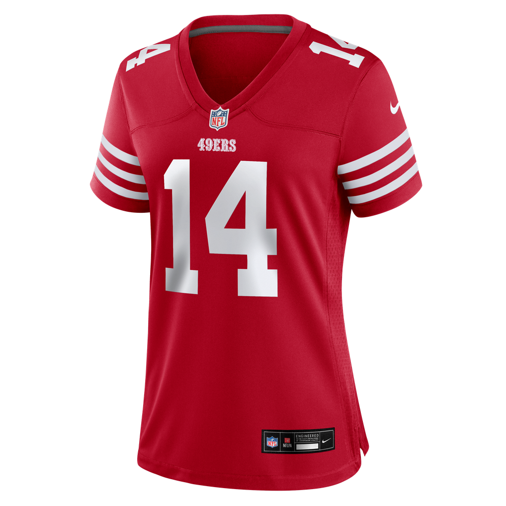 Women's San Francisco 49ers Kurtis Rourke Scarlet Team Game Jersey