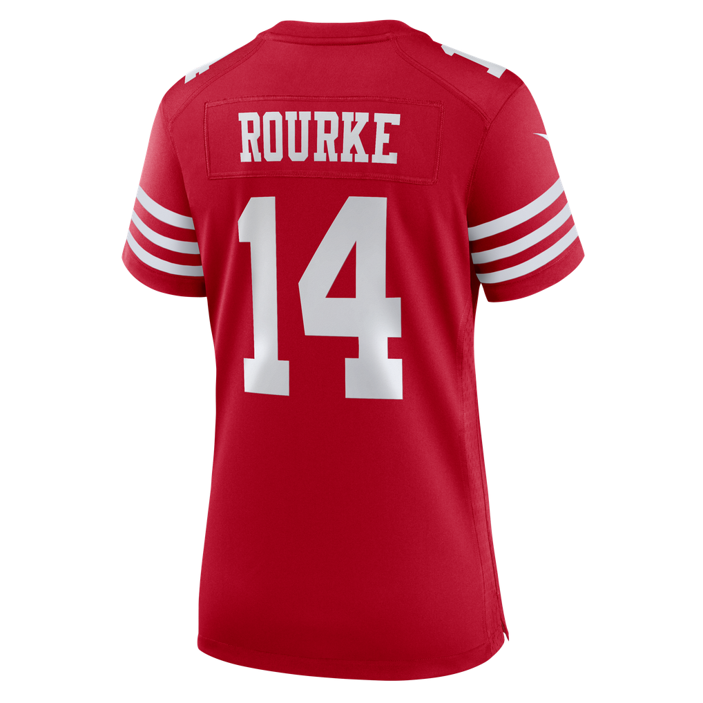 Women's San Francisco 49ers Kurtis Rourke Scarlet Team Game Jersey