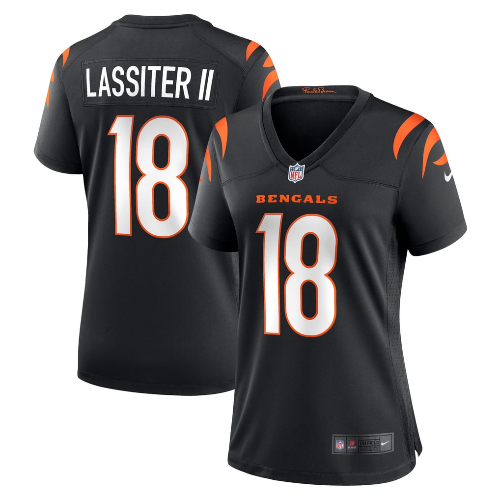 Women's Cincinnati Bengals Kwamie Lassiter II Black Game Player Jersey