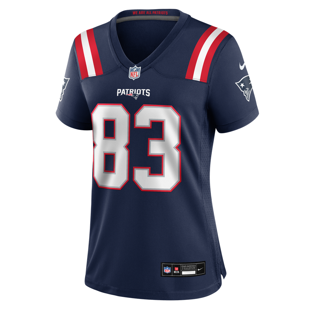 Women's New England Patriots Kyle Dixon Navy Team Game Jersey