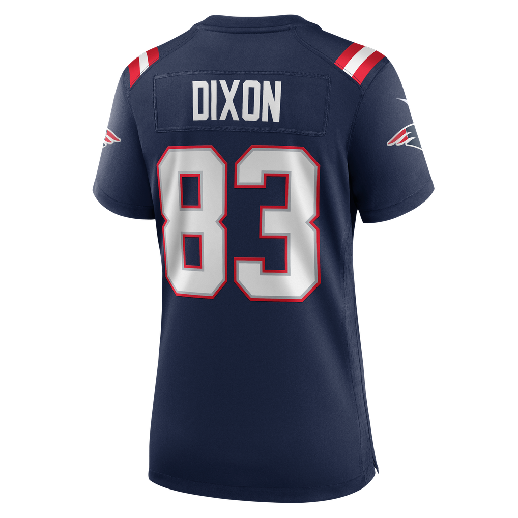 Women's New England Patriots Kyle Dixon Navy Team Game Jersey