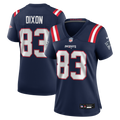 Women's New England Patriots Kyle Dixon Navy Team Game Jersey
