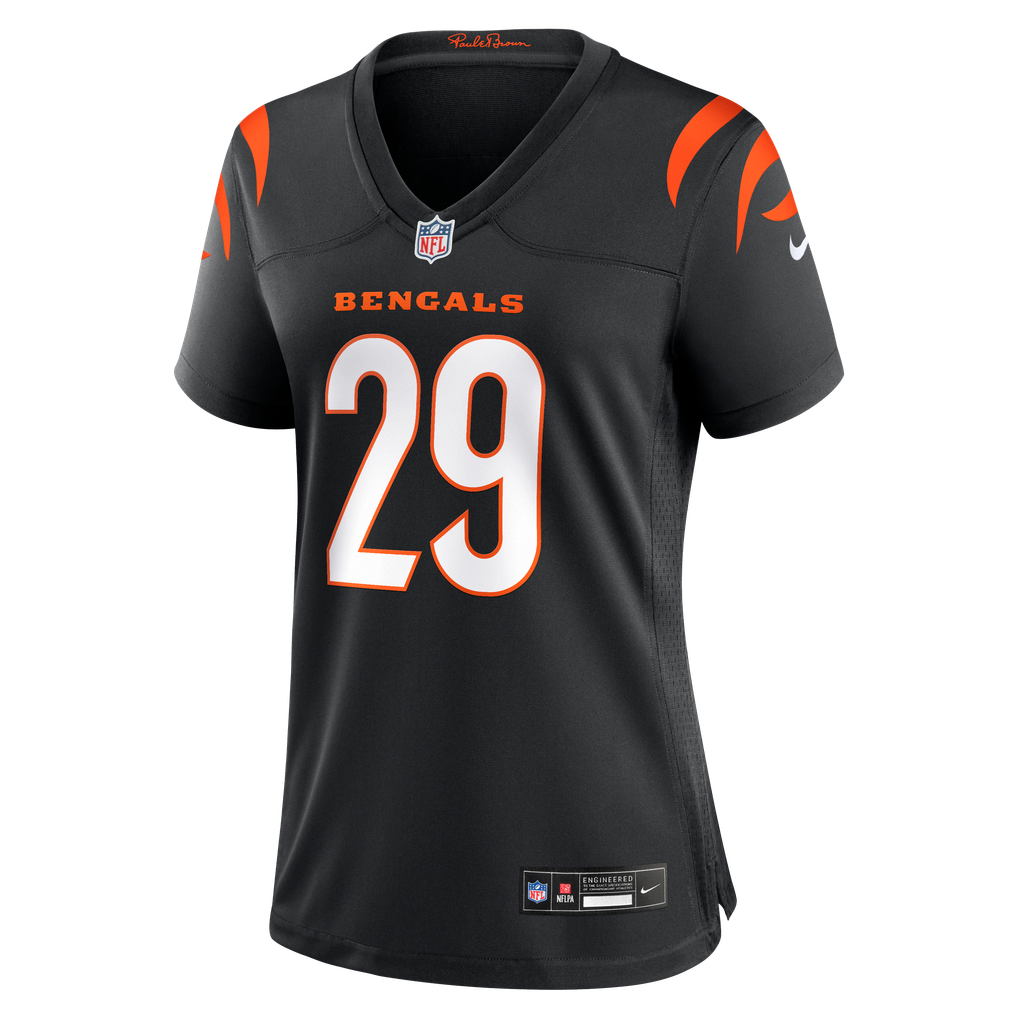 Women's Cincinnati Bengals Kyle Dugger Black Team Game Jersey