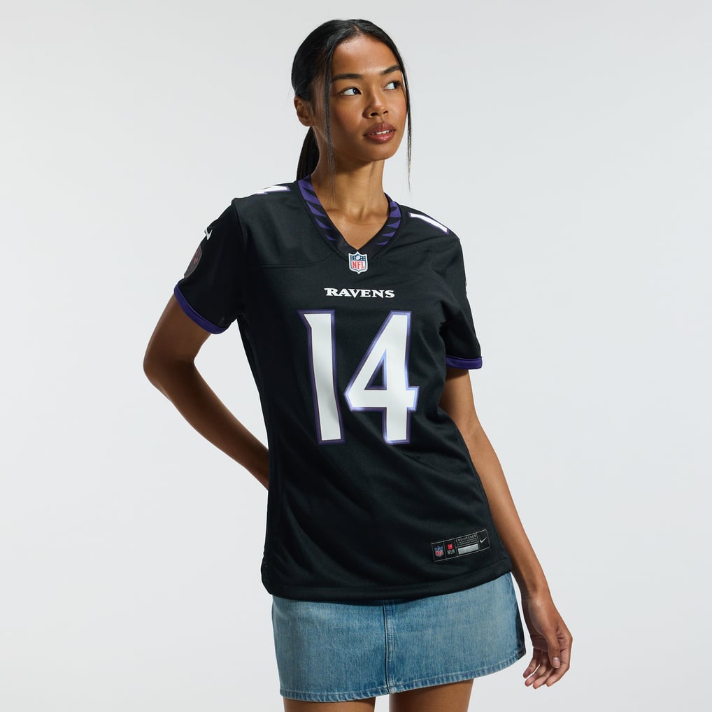 Women's Baltimore Ravens Kyle Hamilton Black Alternate Game Jersey