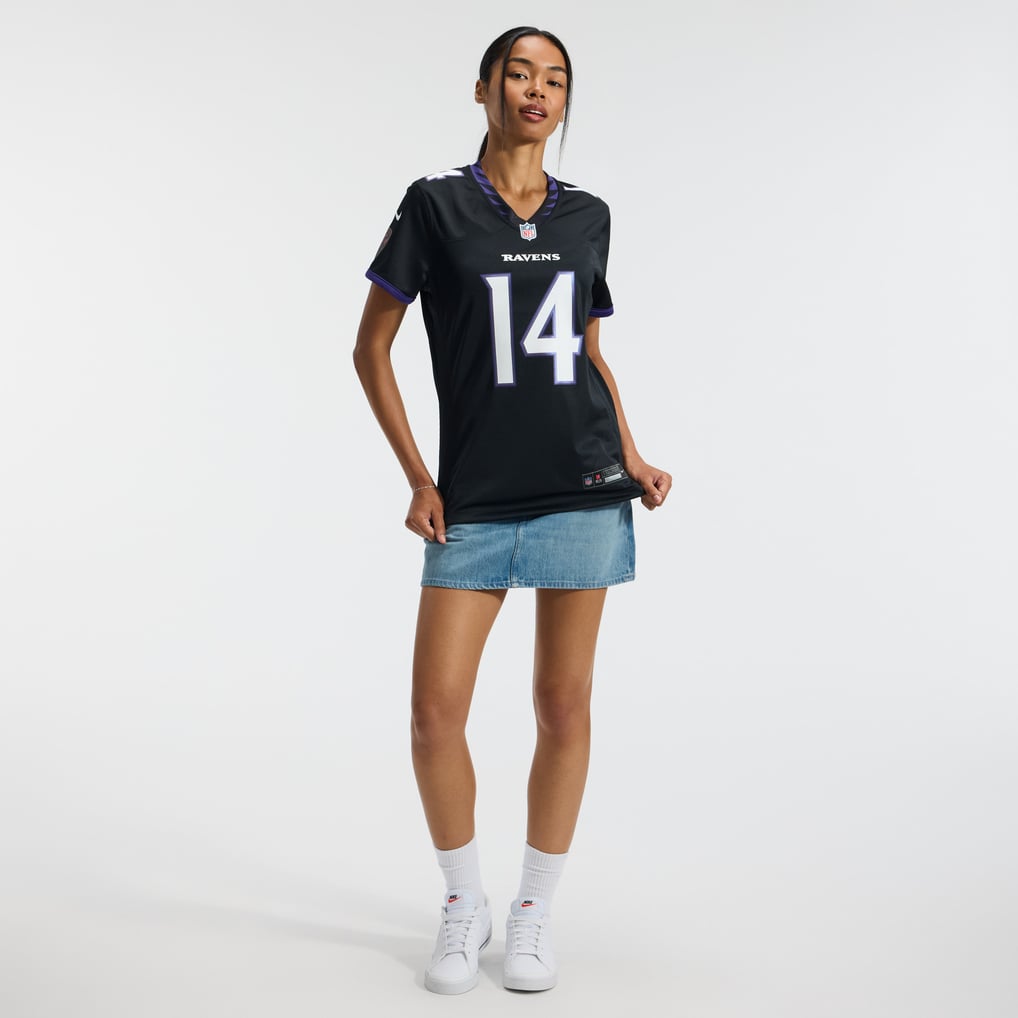 Women's Baltimore Ravens Kyle Hamilton Black Alternate Game Jersey