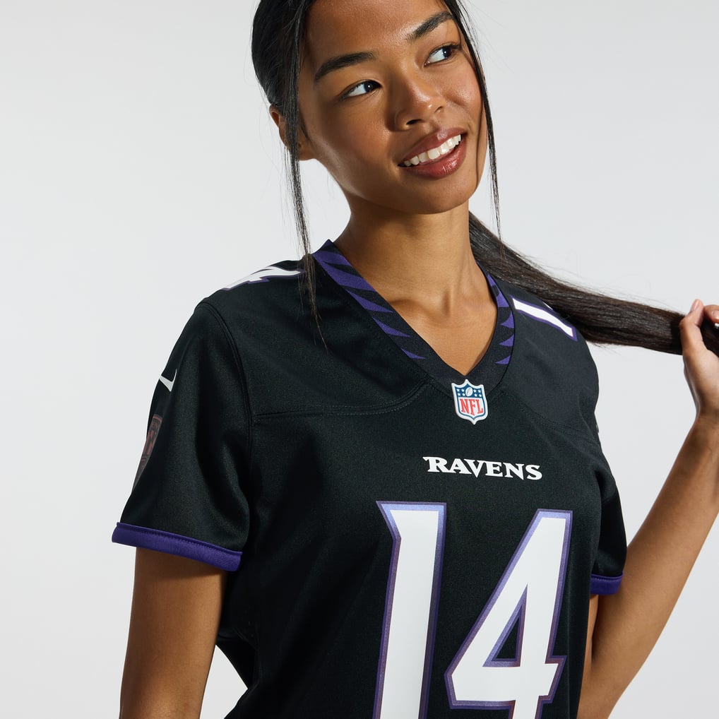 Women's Baltimore Ravens Kyle Hamilton Black Alternate Game Jersey