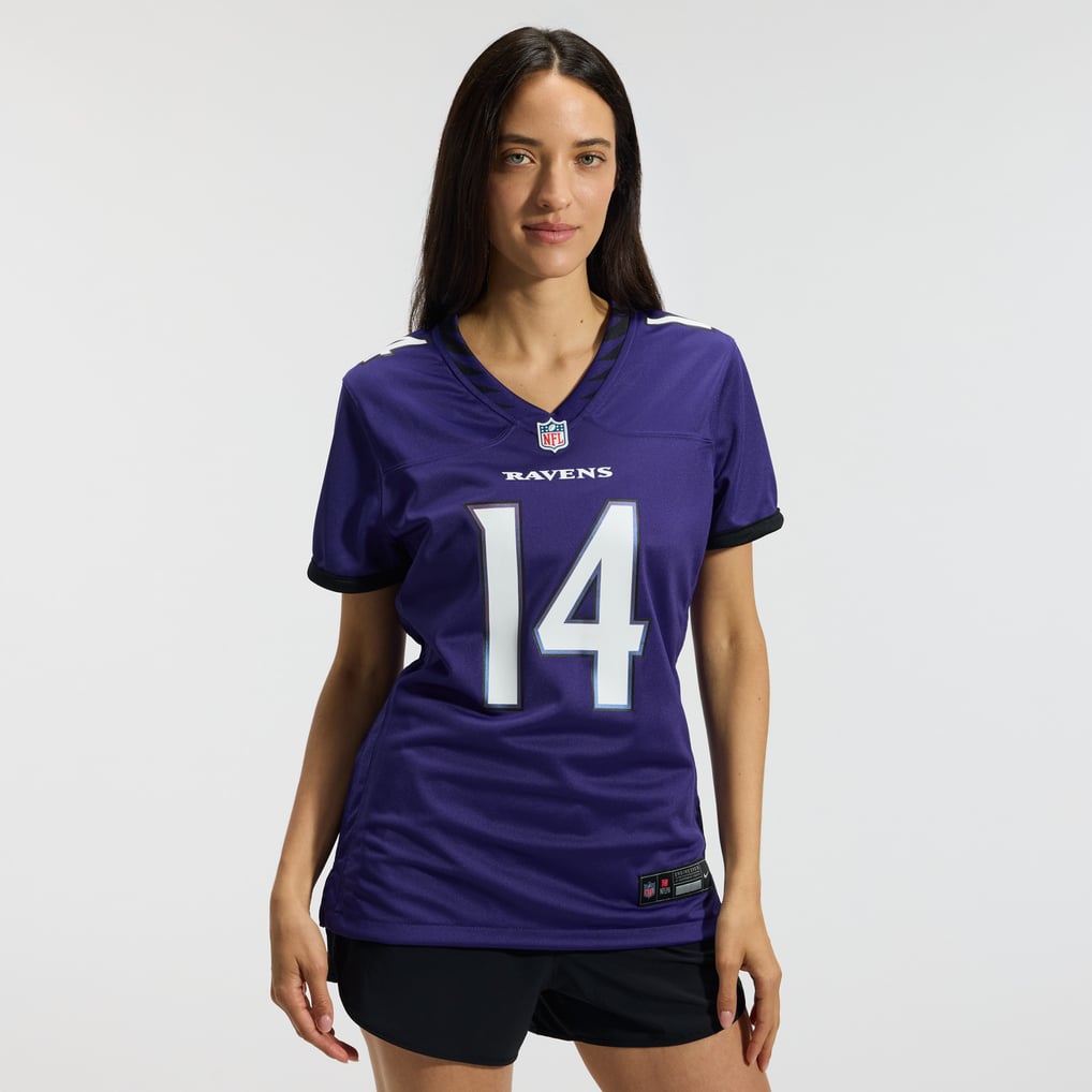 Women's Baltimore Ravens Kyle Hamilton Purple Team Game Jersey