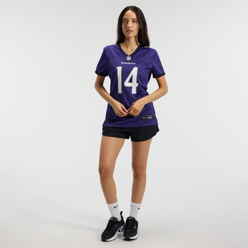 Women's Baltimore Ravens Kyle Hamilton Purple Team Game Jersey