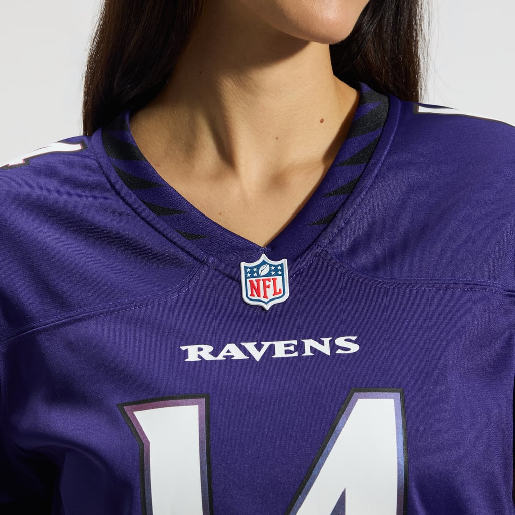 Women's Baltimore Ravens Kyle Hamilton Purple Team Game Jersey