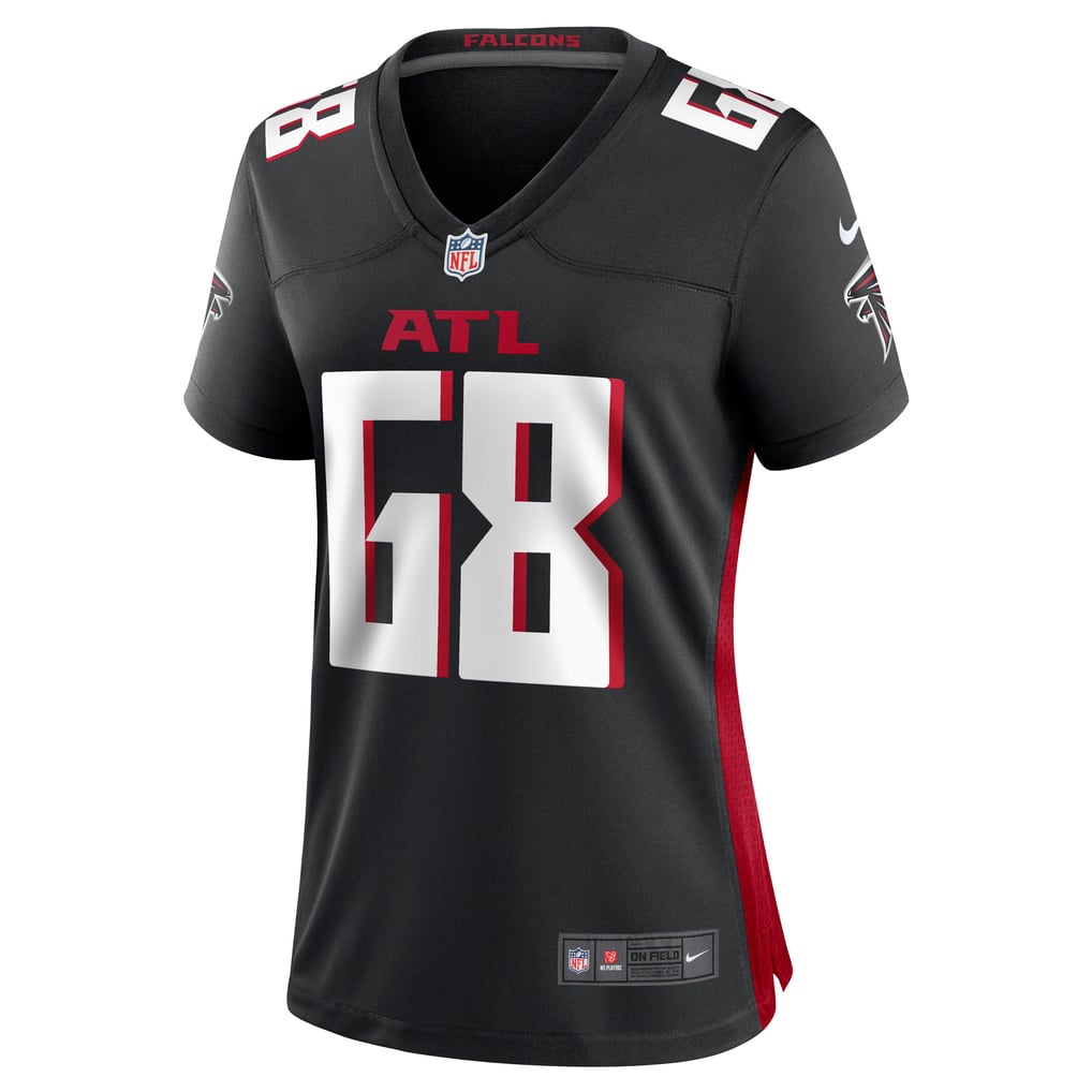 Women's Atlanta Falcons Kyle Hinton Black Team Game Jersey