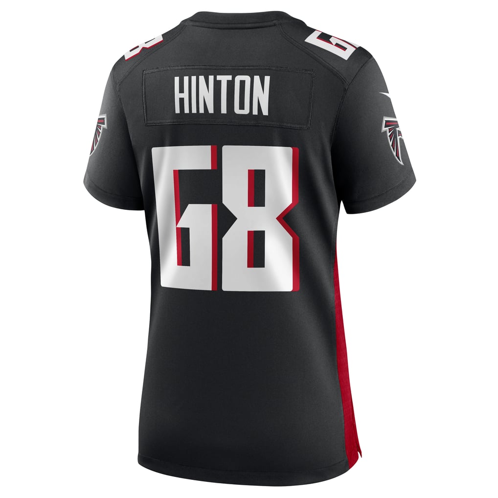 Women's Atlanta Falcons Kyle Hinton Black Team Game Jersey