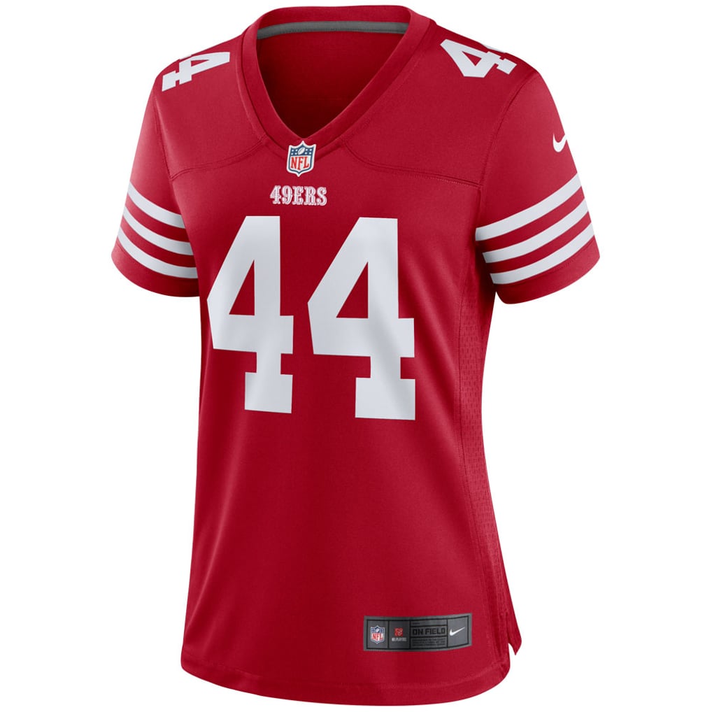 Women's San Francisco 49ers Kyle Juszczyk Scarlet Player Game Jersey