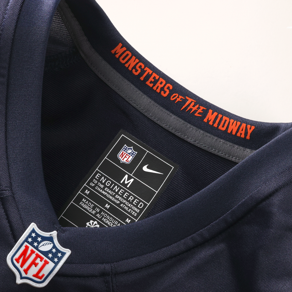 Women's Chicago Bears Kyle Monangai Navy 2026 Rivalries Collection Game Jersey