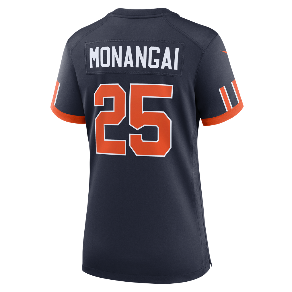 Women's Chicago Bears Kyle Monangai Navy 2026 Rivalries Collection Game Jersey