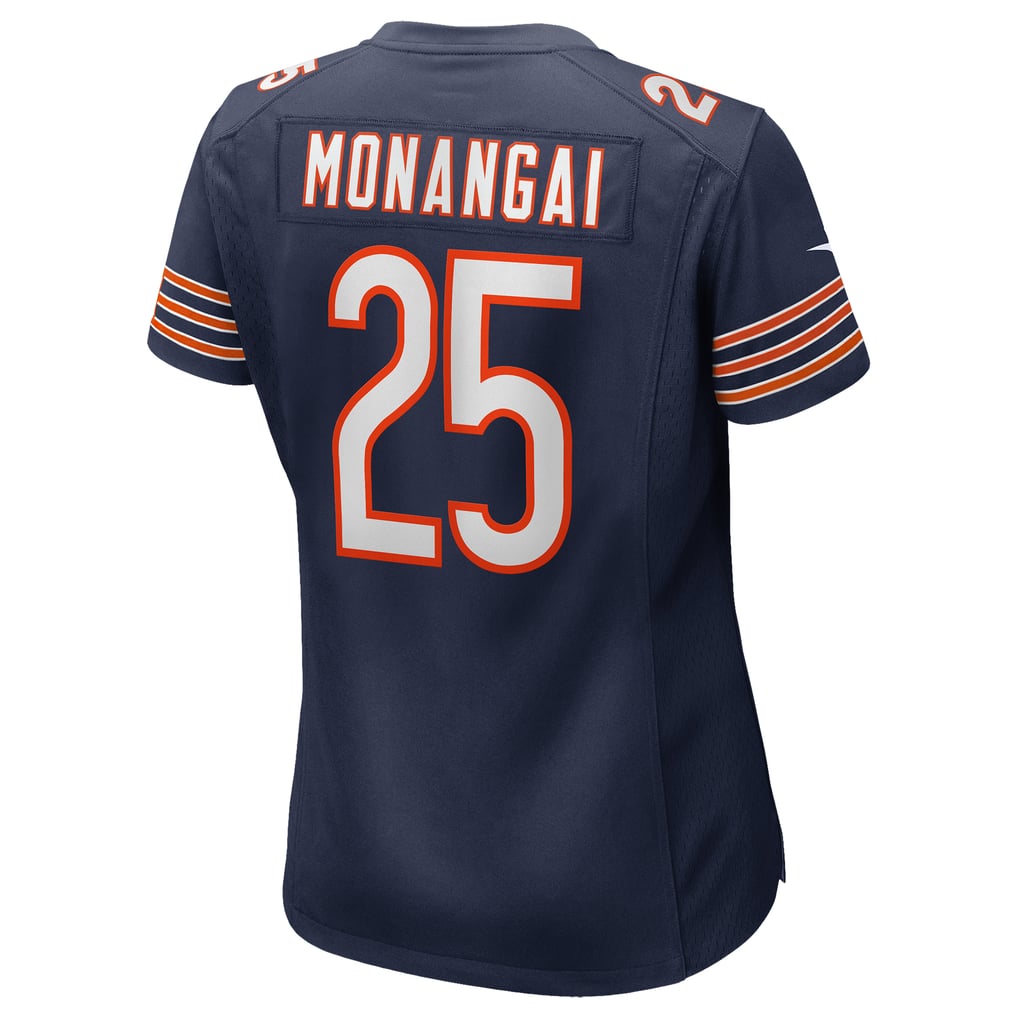 Women's Chicago Bears Kyle Monangai Navy Team Game Jersey