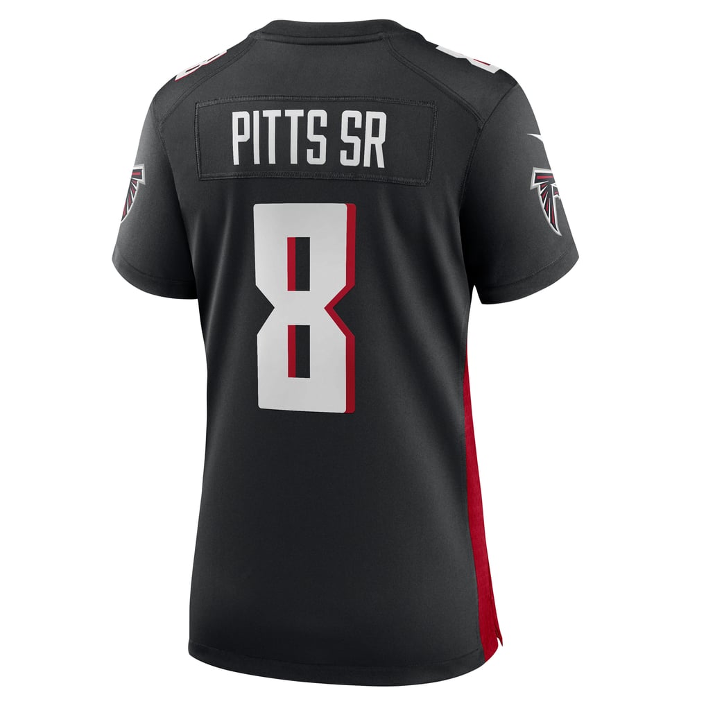 Women's Atlanta Falcons Kyle Pitts Sr. Black Game Jersey