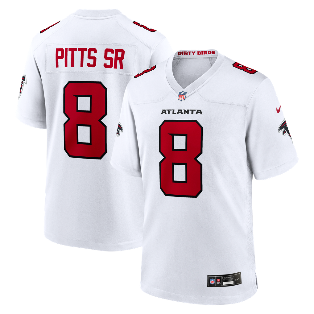 Women's Atlanta Falcons Kyle Pitts Sr. White Game Jersey