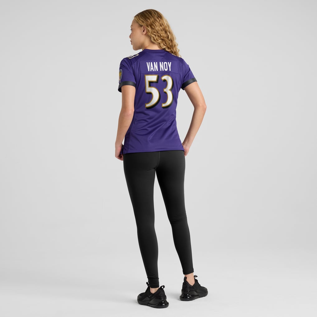 Women's Baltimore Ravens Kyle Van Noy Purple Game Jersey