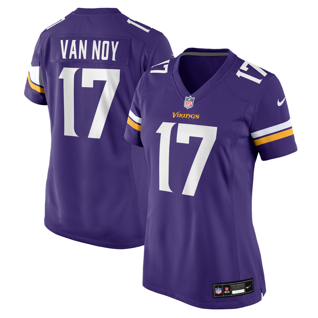 Women's Minnesota Vikings Kyle Van Noy Purple Team Game Jersey