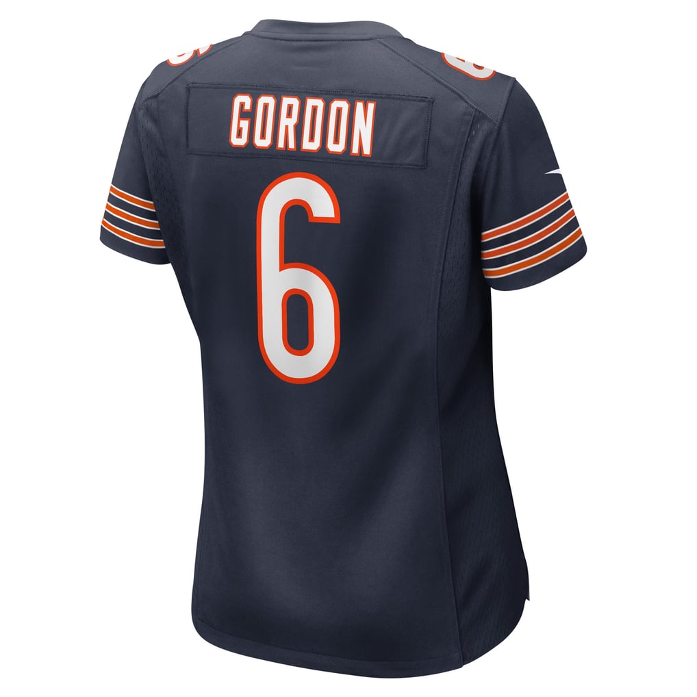 Women's Chicago Bears Kyler Gordon Navy Game Player Jersey