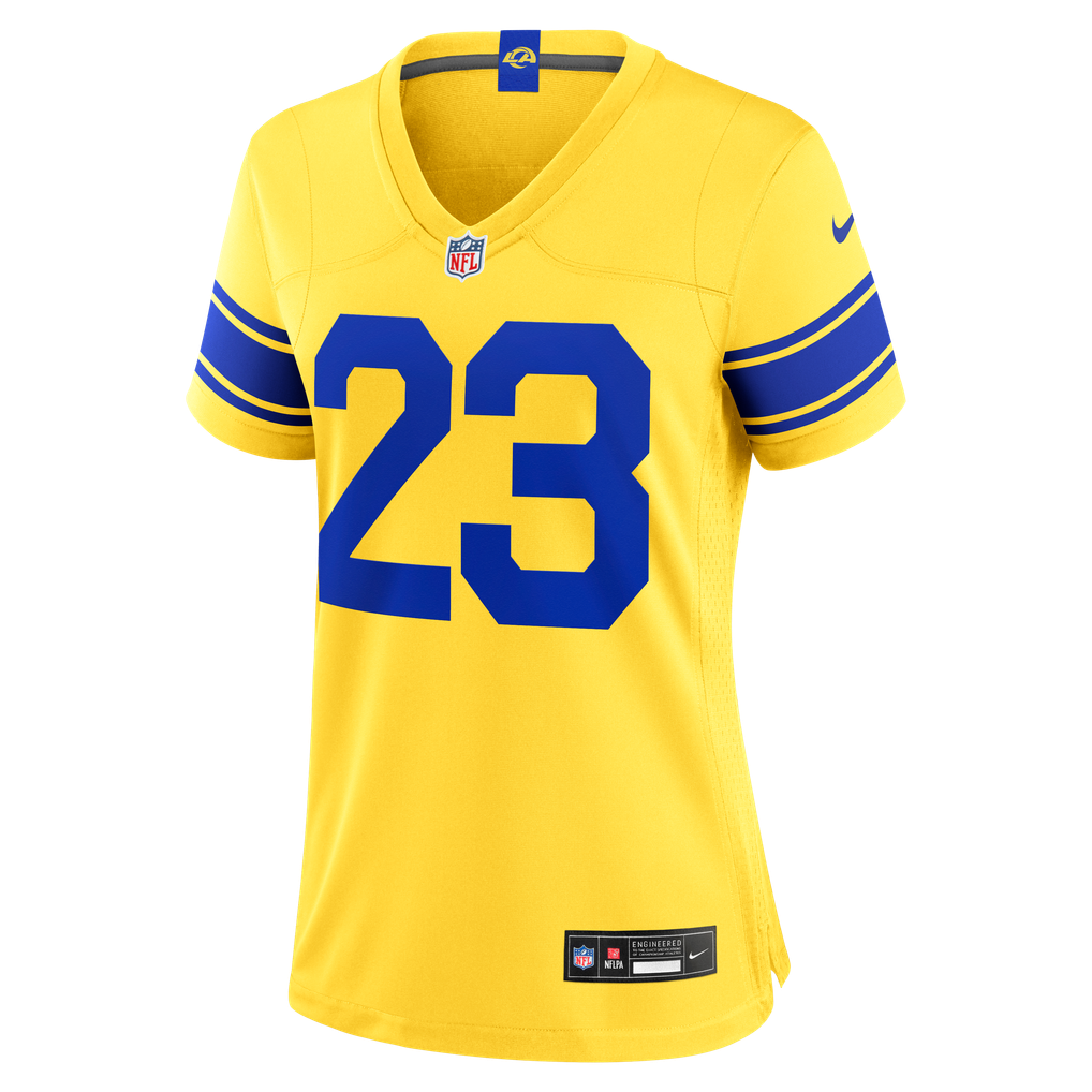 Women's Los Angeles Rams Kyren Williams Classic Sol Game Jersey