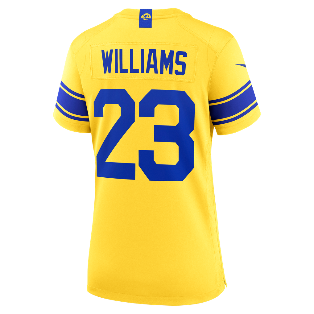 Women's Los Angeles Rams Kyren Williams Classic Sol Game Jersey