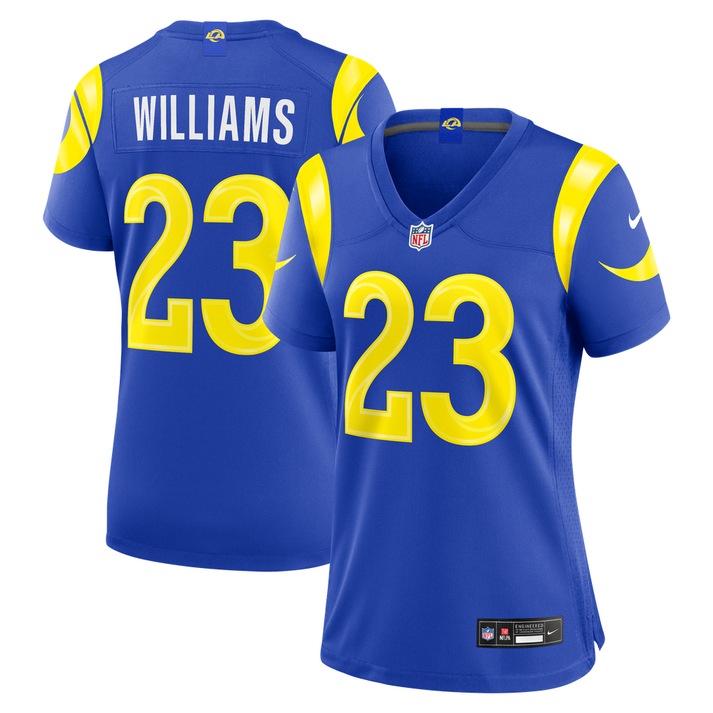 Women's Los Angeles Rams Kyren Williams Royal Game Jersey