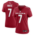 Women's Arizona Cardinals Kyzir White Cardinal Team Game Jersey