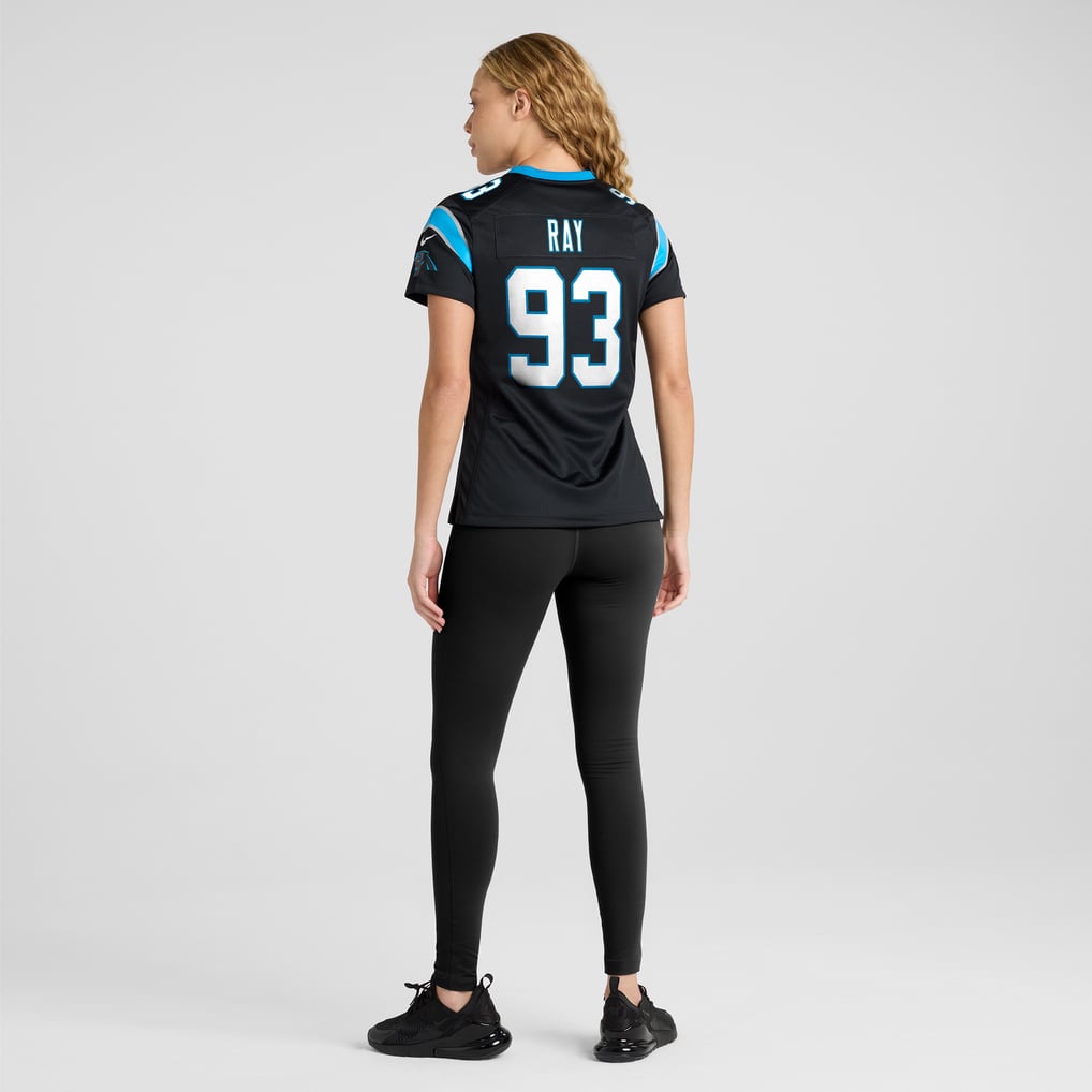 Women's Carolina Panthers LaBryan Ray Black Team Game Jersey