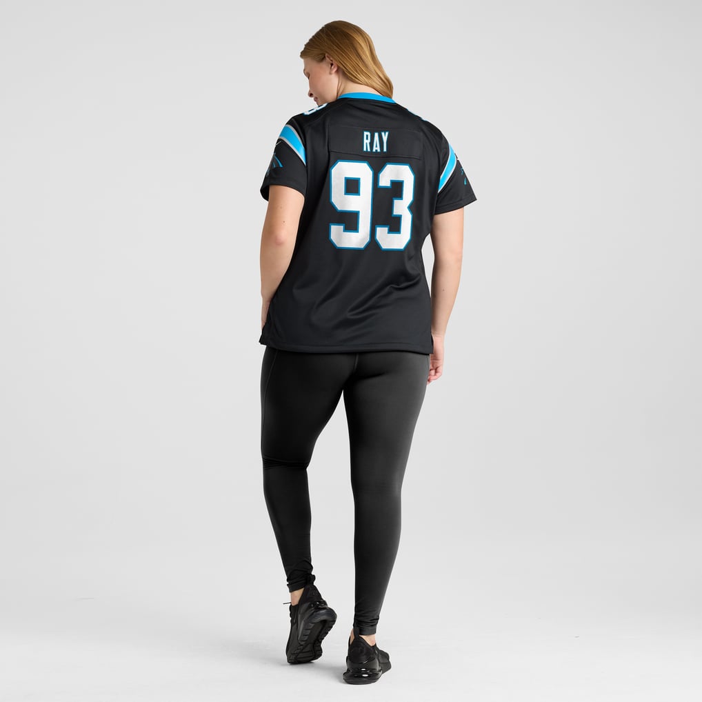 Women's Carolina Panthers LaBryan Ray Black Team Game Jersey