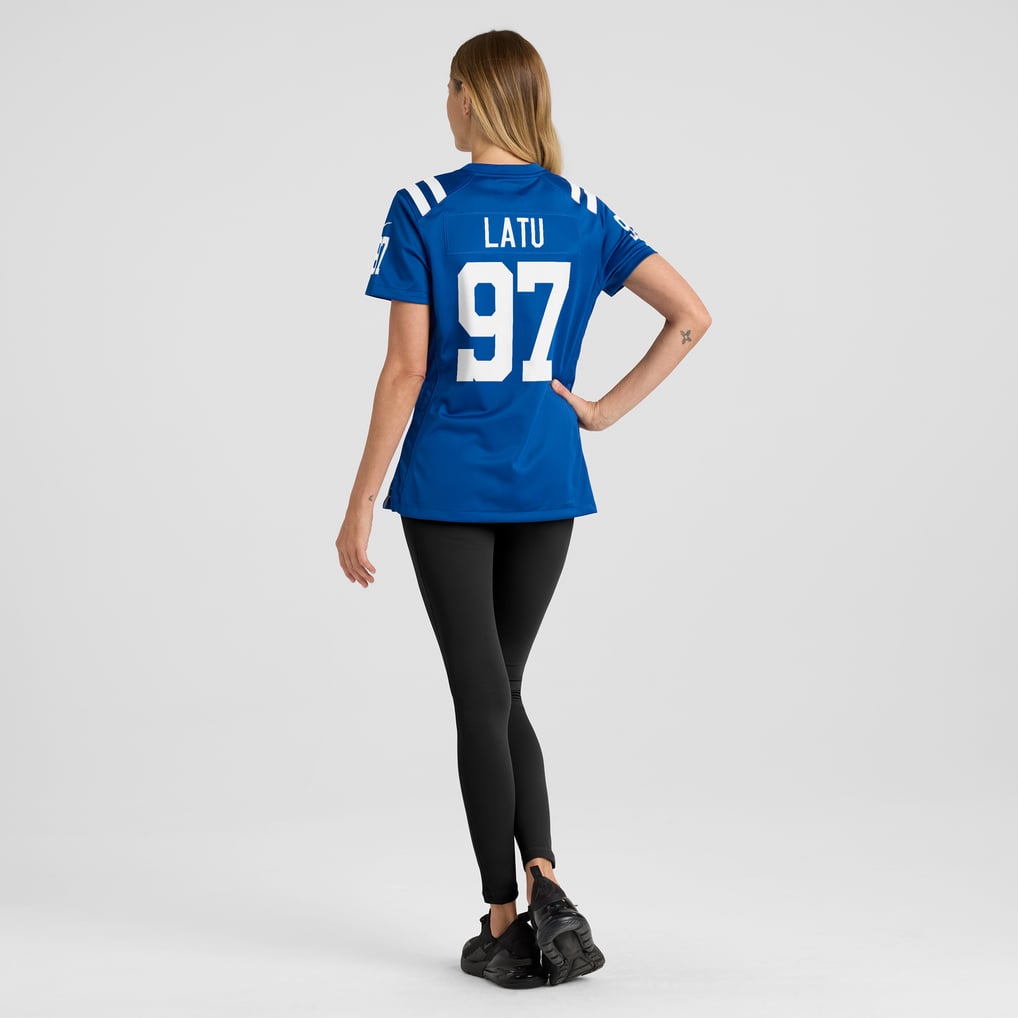 Women's Indianapolis Colts Laiatu Latu Royal Game Jersey