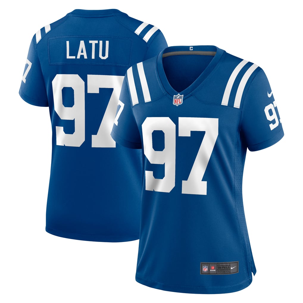 Women's Indianapolis Colts Laiatu Latu Royal Game Jersey
