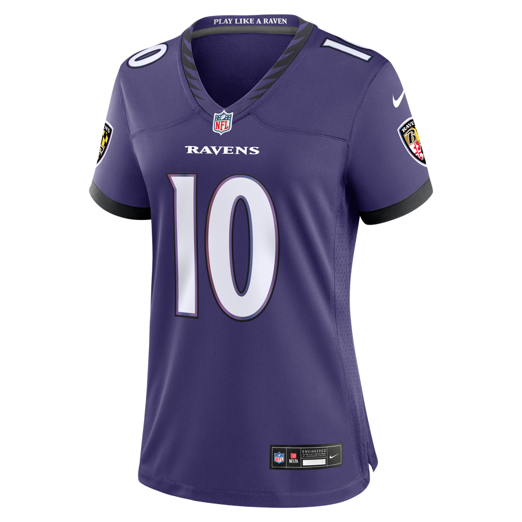 Women's Baltimore Ravens LaJohntay Wester Purple Team Game Jersey