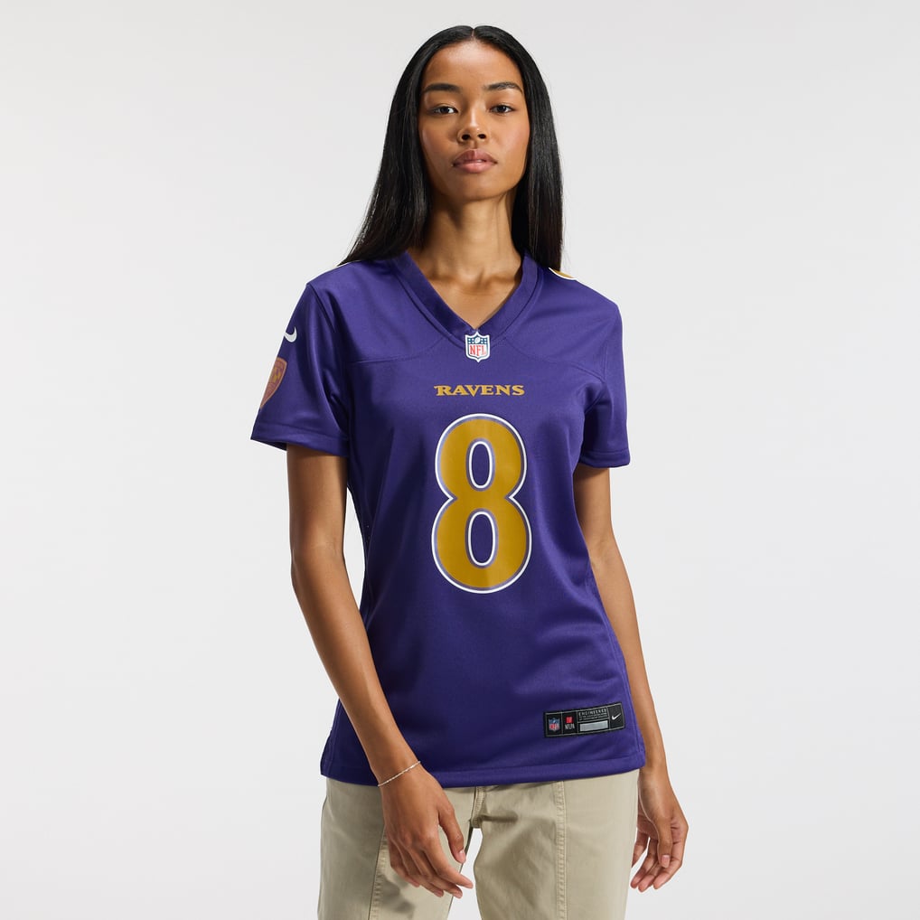 Women's Baltimore Ravens Lamar Jackson Purple Alternate Game Jersey