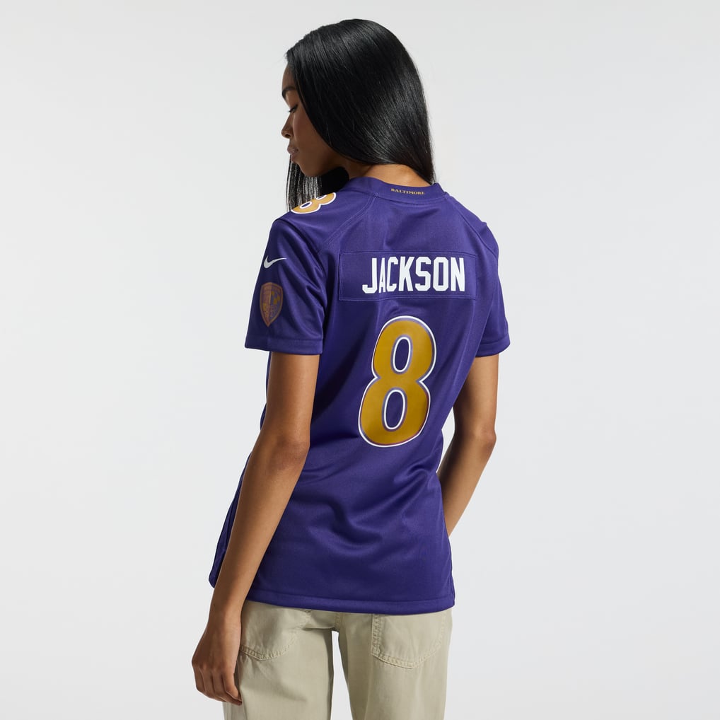 Women's Baltimore Ravens Lamar Jackson Purple Alternate Game Jersey