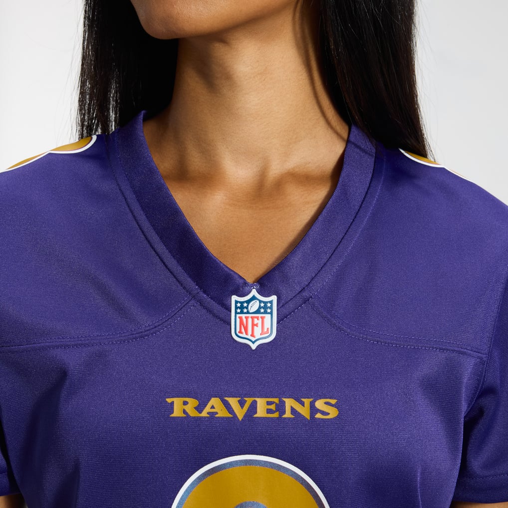 Women's Baltimore Ravens Lamar Jackson Purple Alternate Game Jersey