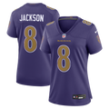 Women's Baltimore Ravens Lamar Jackson Purple Alternate Game Jersey